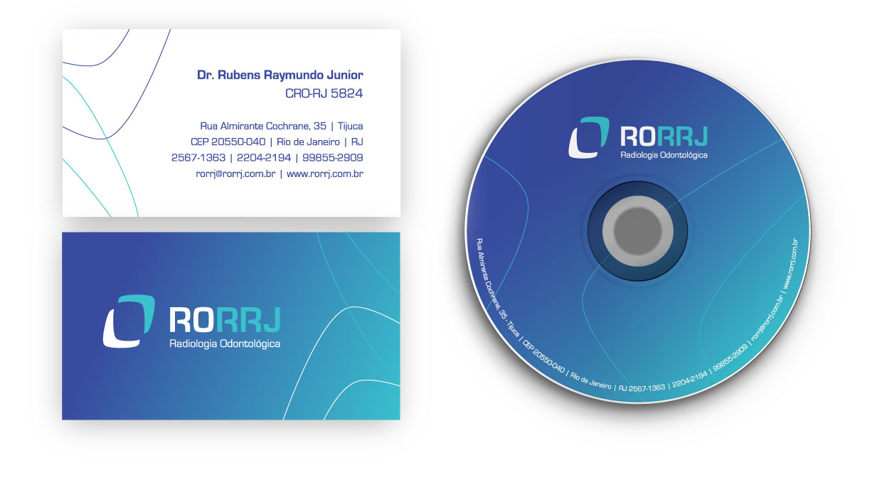 Cartão de visita e CD